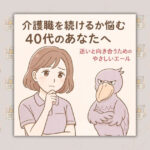 介護職を続けるか悩む40代のあなたへ｜迷いと向き合うためのやさしいエール