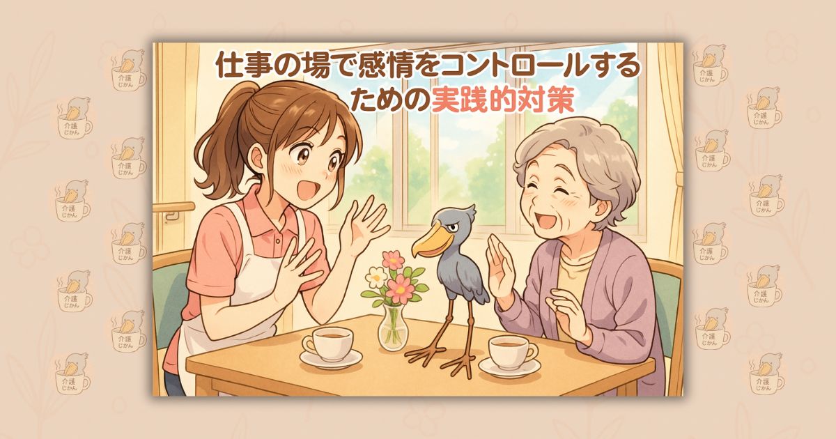 仕事の場で感情をコントロールするための実践的対策