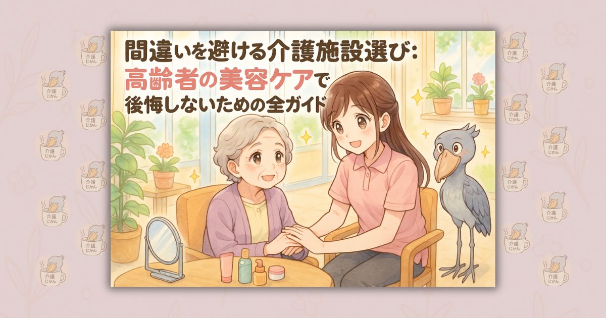 間違いを避ける介護施設選び：高齢者の美容ケアで後悔しないための全ガイド