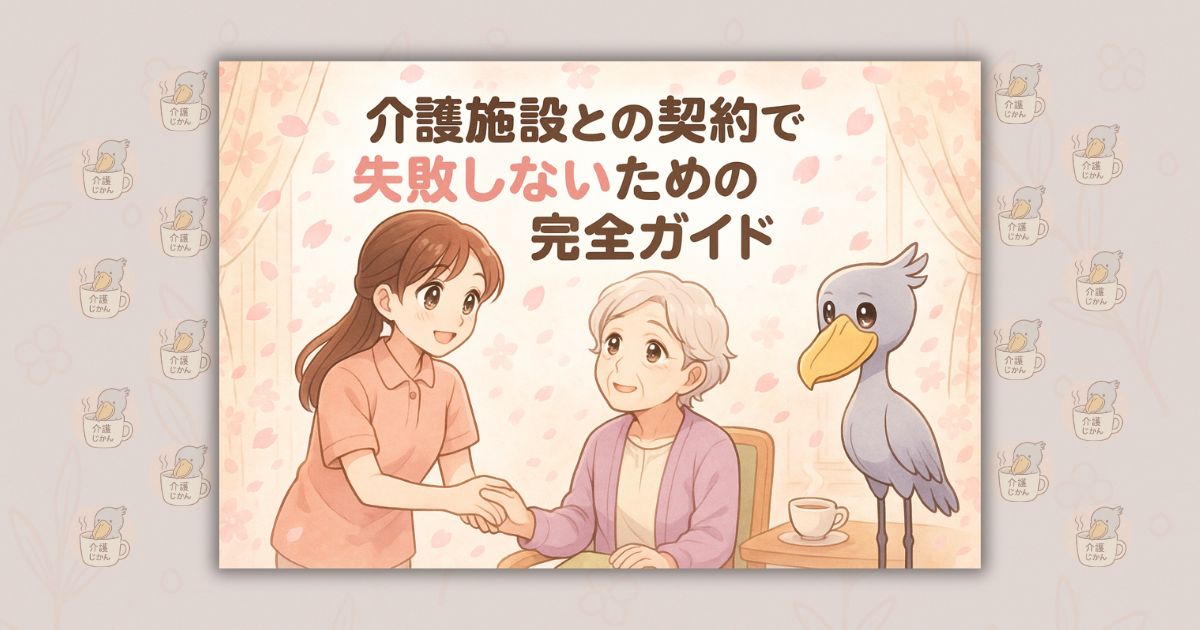 介護施設との契約で失敗しないための完全ガイド