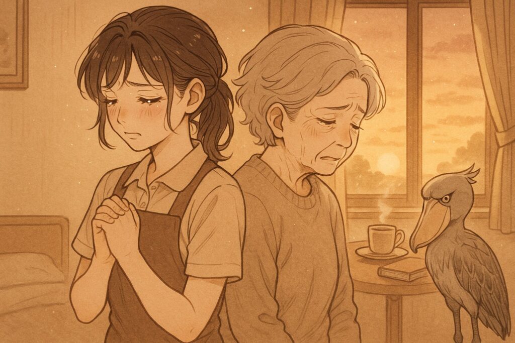 ## 深呼吸で心を落ち着かせる
