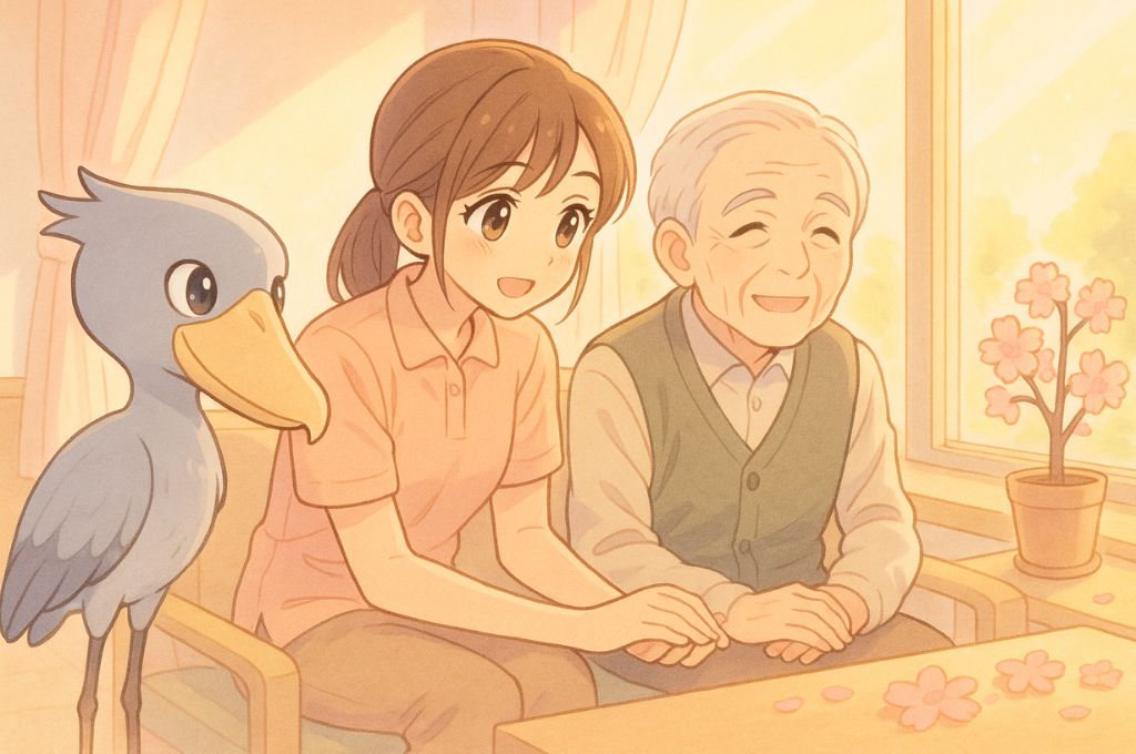 室内お花見レクで深まる介護の仕事の魅力