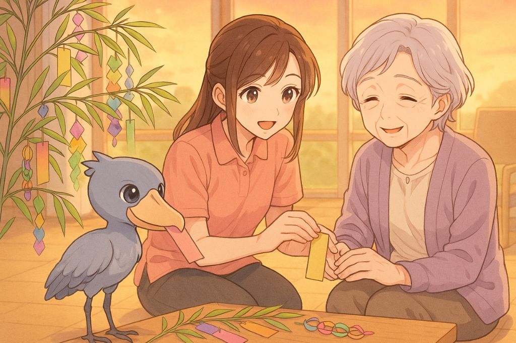 七夕レクリエーションがもたらす介護職へのメリット
