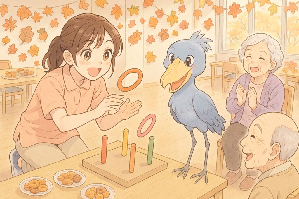 心を実らせる秋 介護現場で「ありがとう」を届ける収穫祭レク