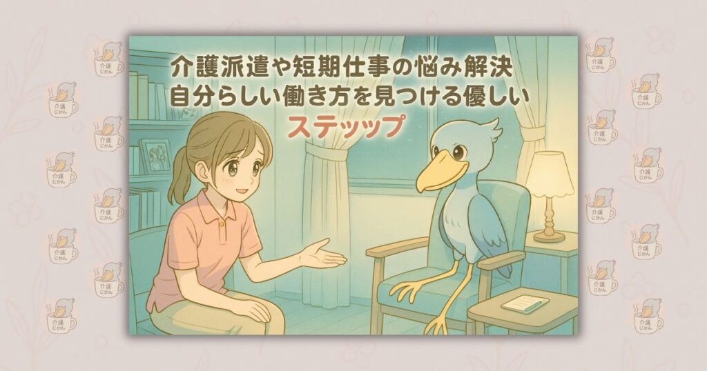 介護派遣や短期仕事の悩み解決 自分らしい働き方を見つける優しいステップ