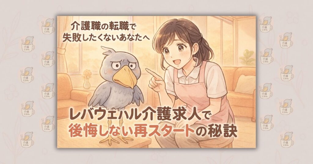 介護職の転職で失敗したくないあなたへ レバウェル介護求人で後悔しない再スタートの秘訣