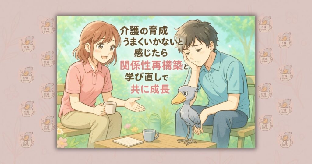 介護の育成うまくいかないと感じたら関係性再構築と学び直しで共に成長
