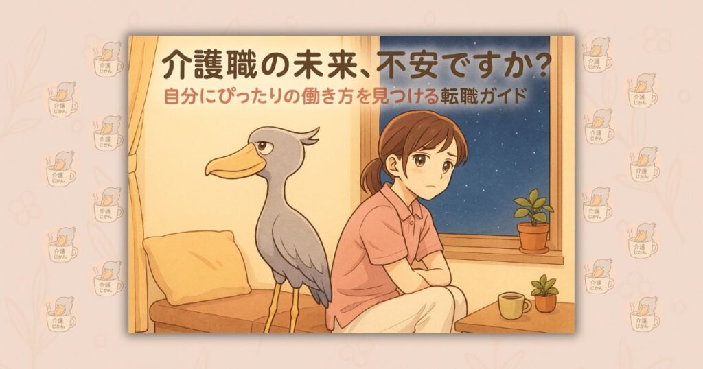 介護職の未来、不安ですか？自分にぴったりの働き方を見つける転職ガイド
