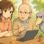 家族からのクレーム対応に向き合う介護職員のイメージ
