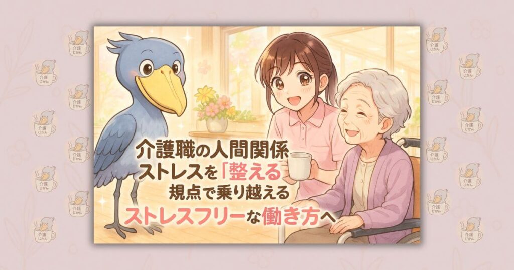 介護職の人間関係ストレスを「整える」視点で乗り越える ストレスフリーな働き方へ