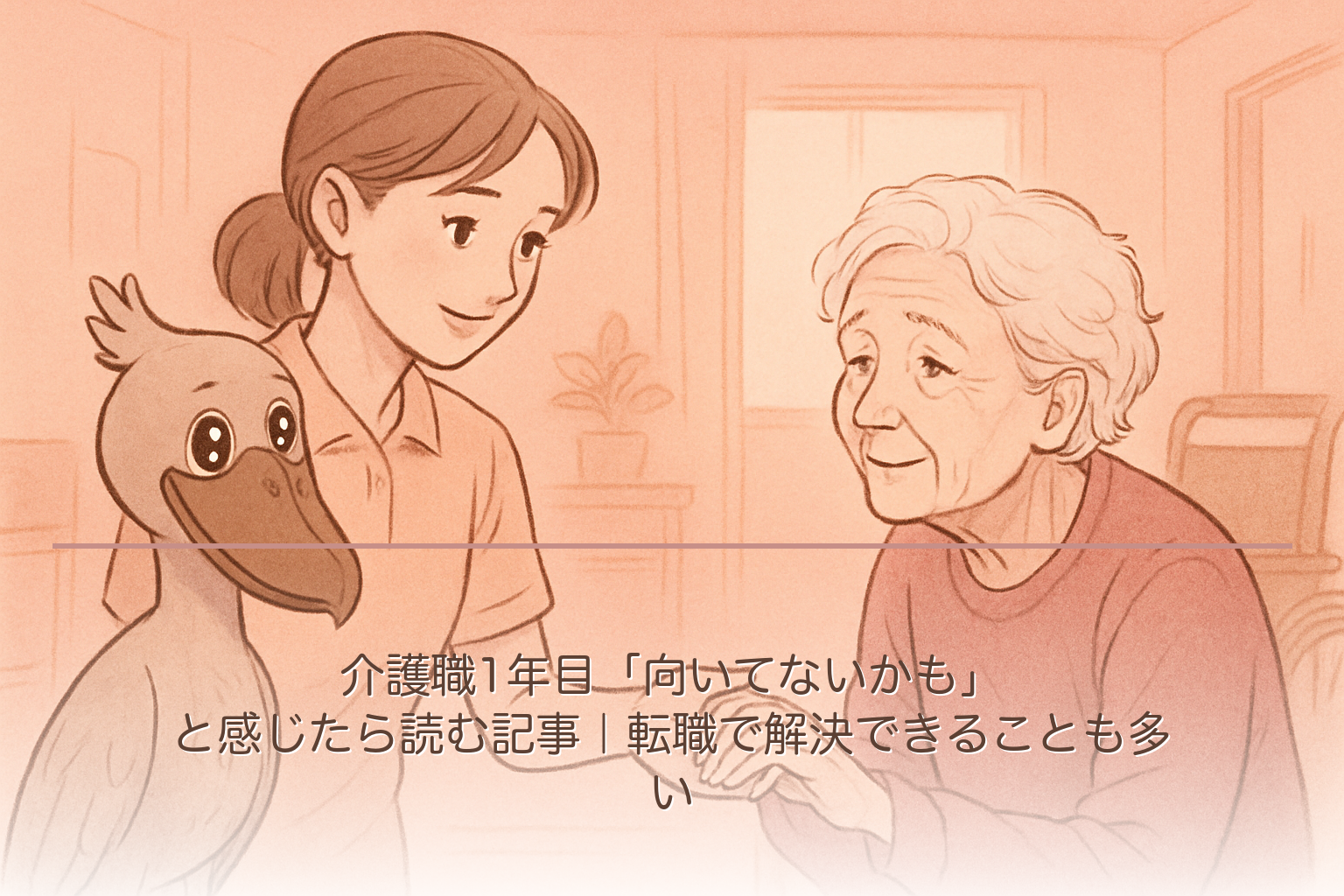 介護職1年目「向いてないかも」と感じたら読む記事｜転職で解決できることも多い