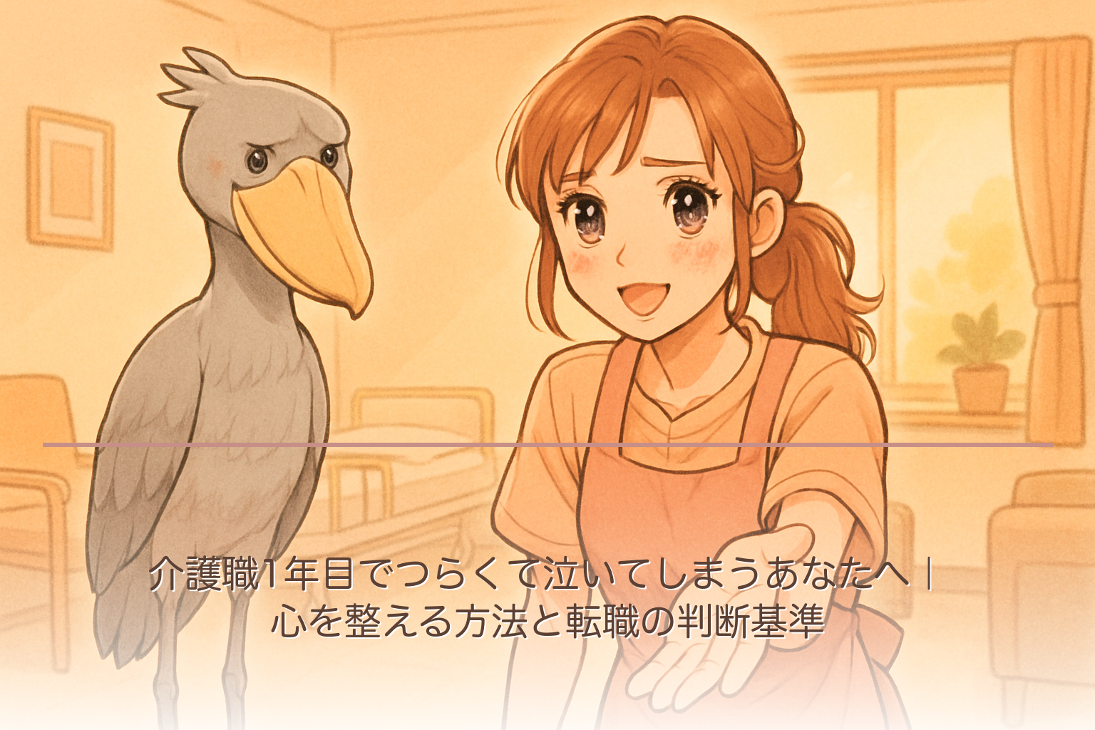 介護職1年目でつらくて泣いてしまうあなたへ｜心を整える方法と転職の判断基準