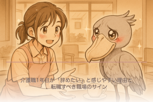 介護職1年目が「辞めたい」と感じやすい理由と、転職すべき職場のサイン