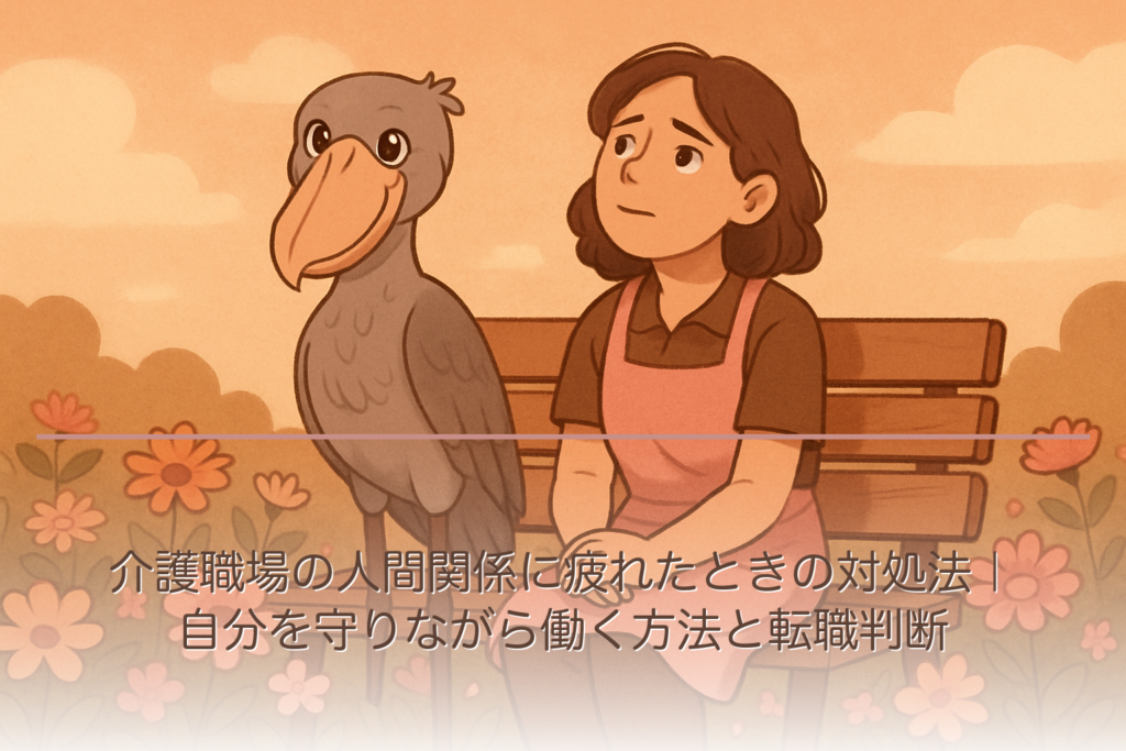 介護職場の人間関係に疲れたときの対処法｜自分を守りながら働く方法と転職判断