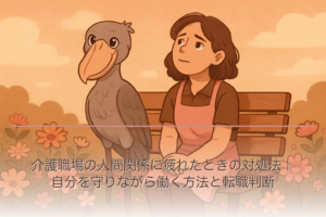 介護職場の人間関係に疲れたときの対処法｜自分を守りながら働く方法と転職判断