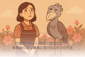介護職の新しい職場に馴染むコツ｜転職後に早く職場に溶け込む5つの方法