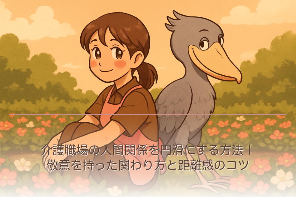 介護職場の人間関係を円滑にする方法｜敬意を持った関わり方と距離感のコツ