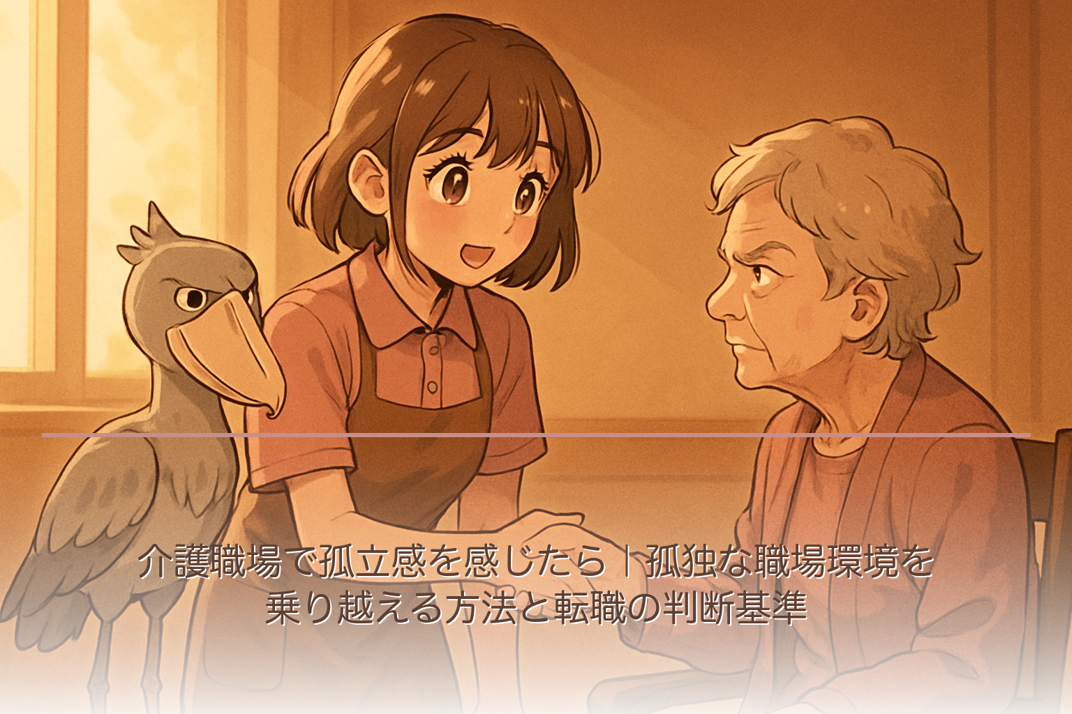 介護職場で孤立感を感じたら｜孤独な職場環境を乗り越える方法と転職の判断基準