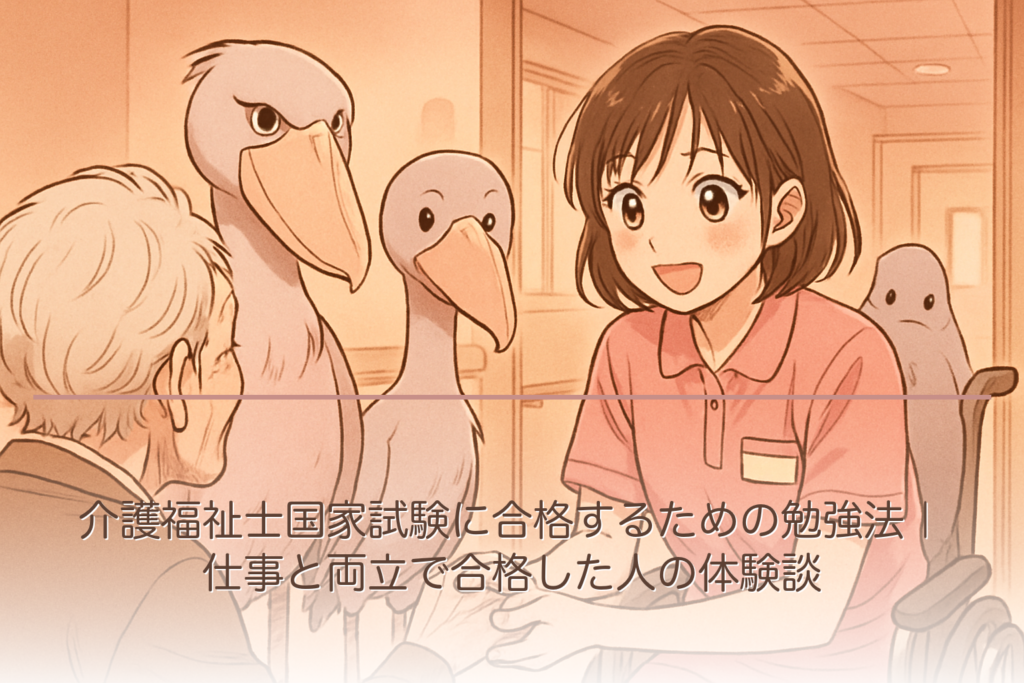 介護福祉士国家試験に合格するための勉強法｜仕事と両立で合格した人の体験談