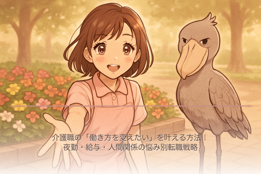介護職の「働き方を変えたい」を叶える方法｜夜勤・給与・人間関係の悩み別転職戦略