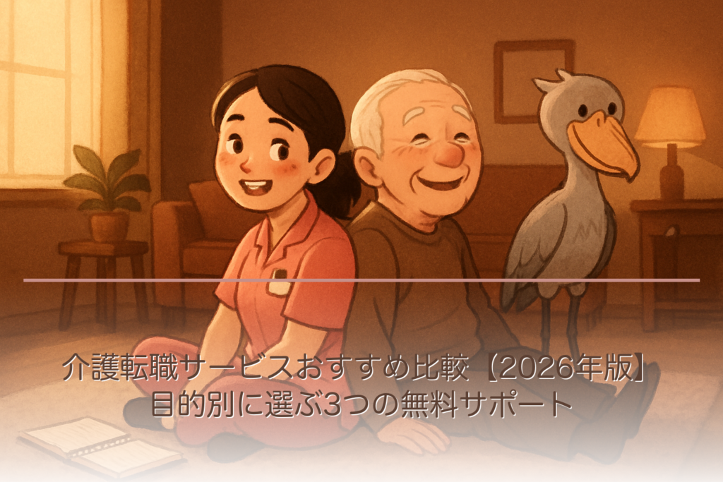 介護転職サービスおすすめ比較【2026年版】目的別に選ぶ3つの無料サポート