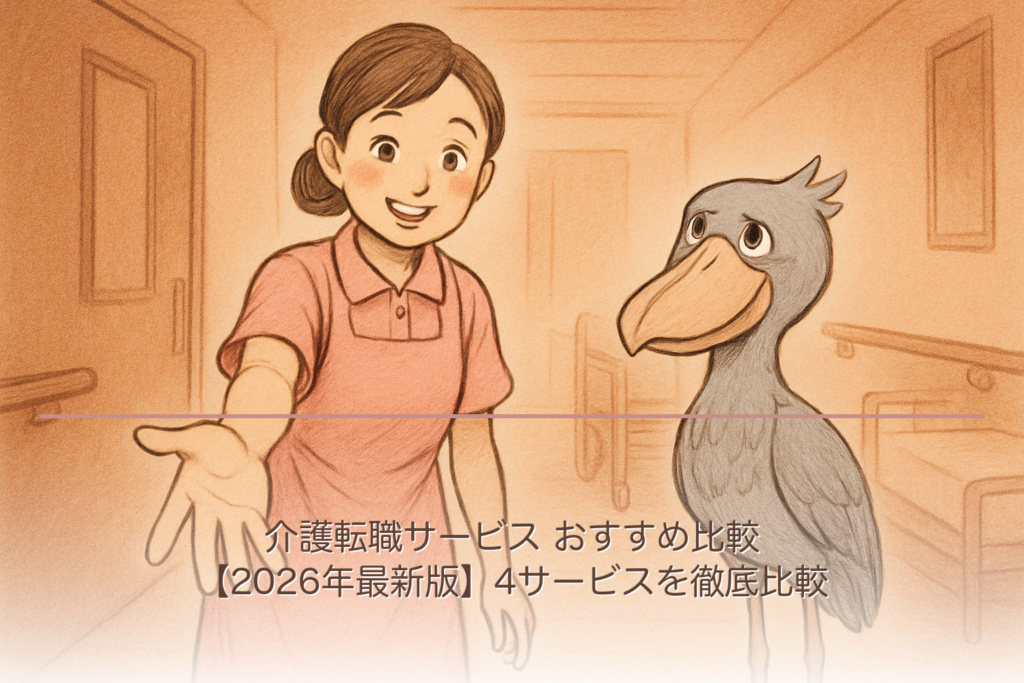 介護転職サービス おすすめ比較【2026年最新版】4サービスを徹底比較