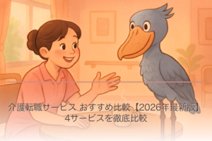 介護転職サービス おすすめ比較【2026年最新版】4サービスを徹底比較