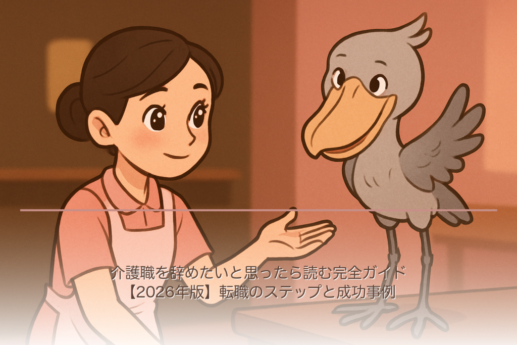 介護職を辞めたいと思ったら読む完全ガイド【2026年版】転職のステップと成功事例