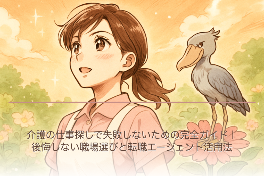 介護の仕事探しで失敗しないための完全ガイド｜後悔しない職場選びと転職エージェント活用法