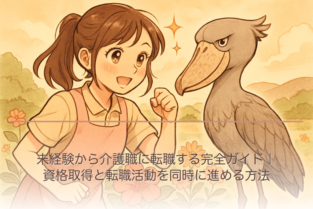 未経験から介護職に転職する完全ガイド｜資格取得と転職活動を同時に進める方法