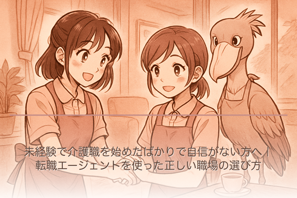 未経験で介護職を始めたばかりで自信がない方へ｜転職エージェントを使った正しい職場の選び方