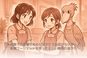 未経験で介護職を始めたばかりで自信がない方へ｜転職エージェントを使った正しい職場の選び方