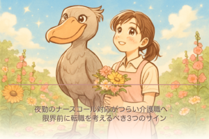 夜勤のナースコール対応がつらい介護職へ｜限界前に転職を考えるべき3つのサイン