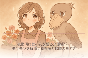夜勤明けに不安が残る介護職へ｜モヤモヤを解消する方法と転職の考え方